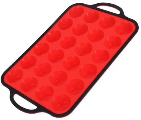 Luxshiny Stampo Per Muffin Silicone Antiaderente Con Struttura Rinforzata Per Mini Cupcake e Dolci e Facile Da Pulire Cavità Per