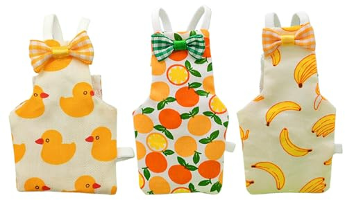 Windel, Kleidung für Papageien, 3 Stück, verstellbares Band, Haustierkleidung für Innenräume, Haus, Garten, Halloween