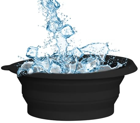 Ice Basin Face | Foldable Silicone Wash Basin Reusable - Foldable Bowl For Cold Face Dive - For Beauty Skin Care Home Bath