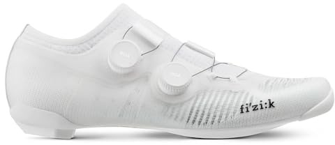 Fizik Vento Vega Carbon White 44.5 (11 US), Full Carbon Road Racing Cycling Shoes