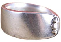 Besteckschmuck Ring, ca. 51 (16,4) Ring aus Besteck, Besteckring