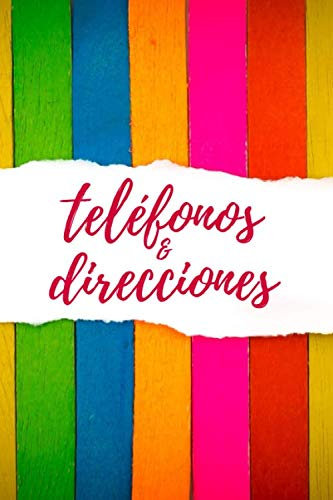 TELÉFONOS Y DIRECCIONES: AGENDA TELEFÓNICA & LIBRETA DE DIRECCIONES A5 | Lleva un registro de tus contactos | Teléfonos, profesión, correo electrónico, dirección postal, website, cumpleaños y más...