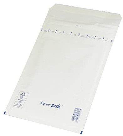 Sobres autosellantes forrados de burbujas HK G17 230 x 340 mm/250 x 350 mm, 5 unidades, blanco/sobres y accesorios de envío/Tipo-Burbuja autoadhesiva/Kind-HK/Color-Blanco/Format-G17