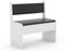 VCM Holz Eckbank Sitzbank für Esstisch | Bank mit Truhe | Esal Maße H. 80 x B. 80 x T. 42 cm