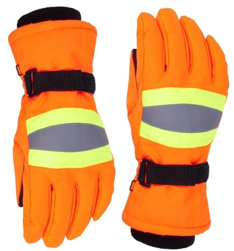 Gants de travail d'hiver - gants de sécurité réfléchissants imperméables, engrenages de protection anti-vibration | Gants de travail à coque froide isolés, gants de préhension flexibles, gants d'ester
