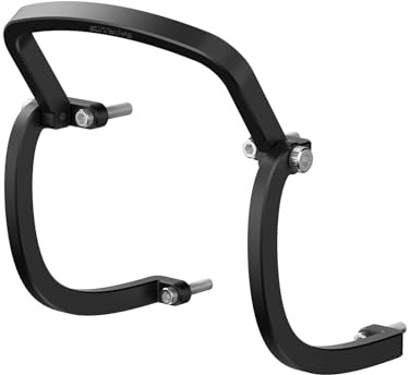 Stötfångarskydd i aluminiumlegering for DJI FPV Combo Drone Gimbal Camera Toppskydd Stång Skyddsstång Antikollisionstillbehör Lätt att reparera(Black)