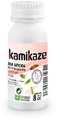 Kamikaze - Insecticida y Acaricida - Aceite Protector de Plantas - Polivalente para una Amplia Gama de insectos en Cultivos Autorizados - Apto para Jardinería Exterior Doméstica - 8cc - Probelte