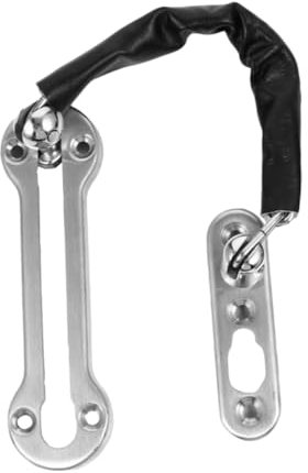 VILLFUL Serrure À Chaîne Robuste Pour Porte Dhôtel Verrou De Sécurité Pour Porte Dhôtel Verrou À Chaîne En Acier Inoxydable