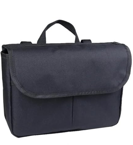 BOJHGO Rollstuhltasche Nützliche seitliche Rollstuhltasche, wiederverwendbarer Rollstuhl-Organizer, wasserdichte Organisation, Starke Lager-Rollstuhl-Aufbewahrungstasche(Black)