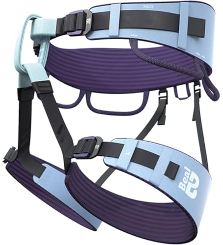 Beal Unisex Neo Klettergurt, Blue, 76-107cm