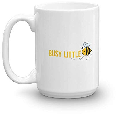 Busy Little Bee Beekeeper Workaholics Giftables Coffee Mug Merch (15oz)