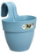 elho Vibia Campana Easy Hanger S 21 - Übertopf für Balkon & Außen - Ø 20.5 x H 26.5 cm - Blau/Vintage Blau