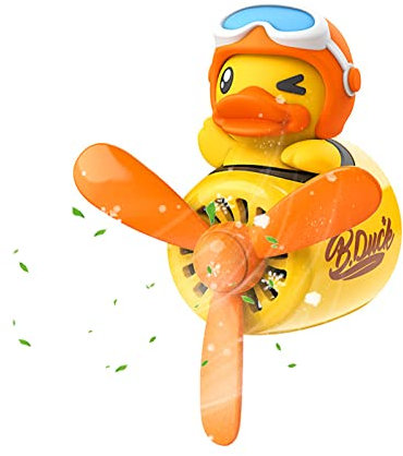 Car Diffuser, Cartoon Bär Pilot Auto Lufterfrischer Automotive Air Outlet Lüfterfrischer Vent Clips Aroma Diffusor Auto Parfüm Aromatherapie Ornament Auto Zubehör (Ente)