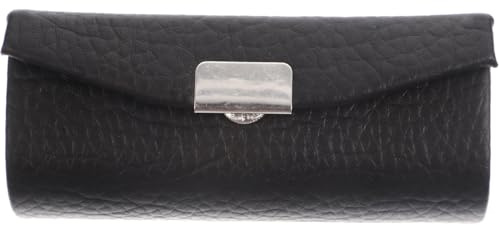 HAPINARY Estuche para Pintalabios con Espejo 9.2x3.5cm Soporte de Cuero para lápiz Labial de Lichi Organizador para Almacenamiento de Maquillaje para Mujer