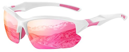 suoso Fahrradbrille-Herren-Damen-Schnelle Brille Rave-Sportbrille Herren-Rennrad Brille-Sonnenbrille-Polarisiert-Sunglasses Men-Skibrille-UV400 Schutz-Radsportbrillen,14