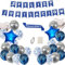 IM®️ Decoración Jubilación (Guirnalda+24 Globos de Látex+4 Globos Foil+Banda) | Feliz Jubilación Guirnalda | La Jubilación | Jubilación Globos | Accesorios Fiesta Jubilado | Pancarta Feliz Jubilación.
