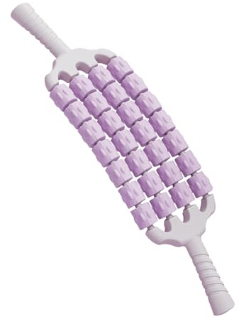 Muscle Roller, Fascial Massager for Deep Tissue – Flexible Portable Non-Slip for Back Legs Arms Neck Gym Home Post Training