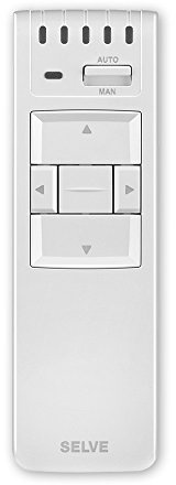 Funk Handsender iveo Send, 10 Kanal, Gruppensteuerung oder Einzelsteuerung, Reichweite bis zu 25 m, inkl. Wandhalterung, Farbe: weiss, SELVE, Art.: 298715 + GRATIS EVEROXX®-Phasenprüfer