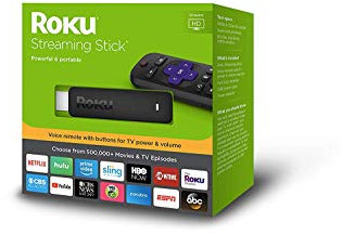 Roku 3800RW Streaming Stick GEN6 con telecomando vocale - Nero