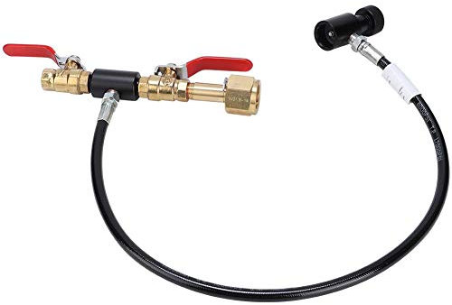 CO2 Cylinder Refill Adapter Soda Maker Accessories with Hose CGA320 for Filling Tank(W21.8-14 36inch)