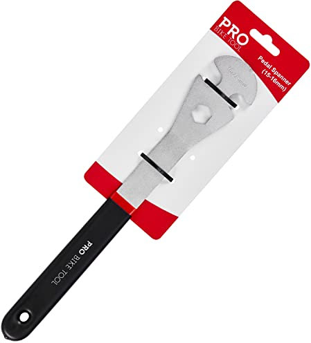 PRO Bike Tool Pedalschlüssel - Entfernen eines Pedals mit Leichtigkeit - Doppelseitiger Fahrradschlüssel für Rennräder und Mountainbikes - Einfacher Aus- und Einbau von Fahrradpedalen