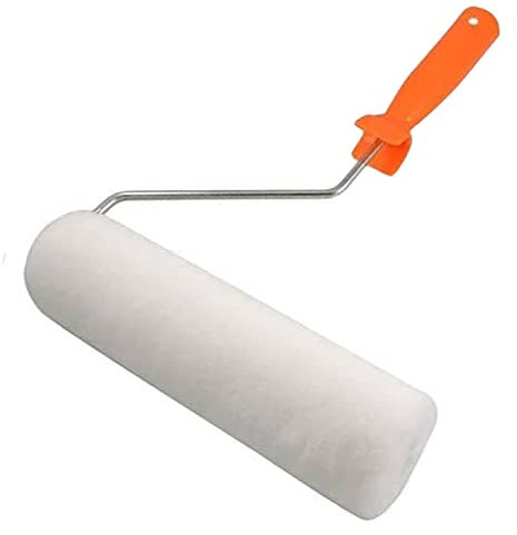 CABLEPELADO Rodillo de pintura | Rodillo de pintura para paredes y fachadas | Rodillo pintor | con mango de plastico | pelo corto | 225 mm