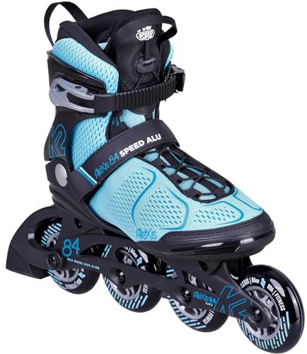 K2 Alexis 84 Speed ALU Inline Skate Turquise/Black, 41.5