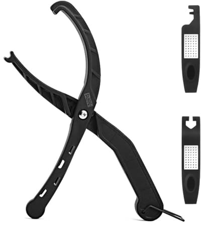 HOUSON 3-Piece Nylon Tire Lever Set - Robust Tire Levers for Bicycles with Integrated Locking Mechanism