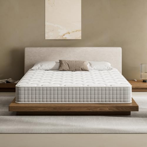 TEENO Matelas 140x190x22cm Épaisseur, Mousse à Mémoire de Forme, Mi-Ferme, Respirant et Hypoallergénique, 7 Zones de Soutien, Isolation des Mouvements, Matelas 2 Personnes, Idéal Chambre Compacte