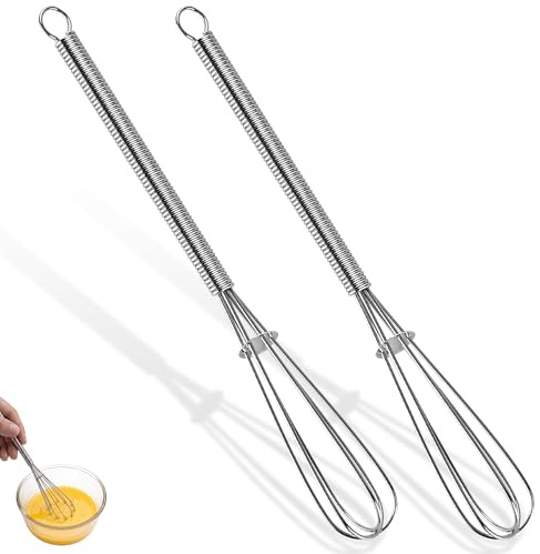 U-Taste 18cm Mini Piccolo Frusta Cucina 2 Piccoli Acciaio Inossidabile 18/8