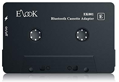Elook Car Audio Receiver, Bluetooth Cassette Receiver Tape Aux Adapter Player with Bluetooth 5.0
