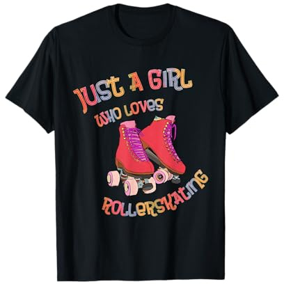 Pattini a rotelle - Basta una ragazza che ama Roller Skating Maglietta