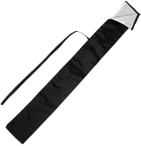 Cabilock Lot de 2 fourreaux multifonctionnels - Porte-épée - Housse portable - Blanc - Katana - Avec sangle de rangement samouraï - Kung japonais - Sac de transport noir