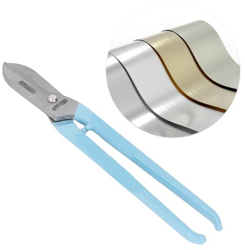 Tijeras para Hojalatero de 14 Pulgadas, Tijeras para Hojalatero de Aviación de 14 Pulgadas, Cortador de Metal Resistente, Corte Recto, Multiusos para Cortar Chapa Metálica