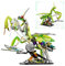 QLT QIAOLETONG Gottesanbeterin Spielzeug Klemmbausteine Baustein mit Licht, Kreative exotische Tiere Bausteine für Jungen und Mädchen im Alter von 8-16+ Jahren(999PCS)