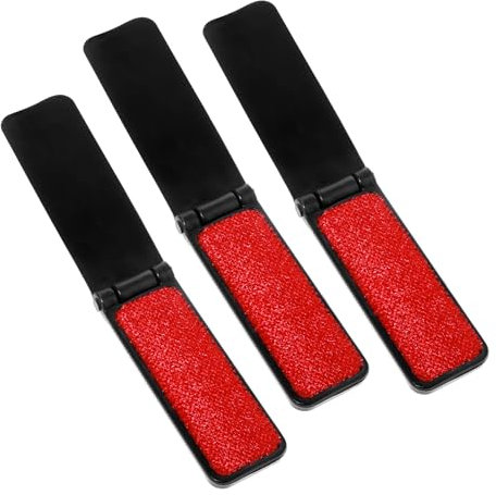 Lot de 3 brosses à peluches pliables pour vêtements, mini brosse anti-peluches de voyage, brosse réutilisable en velours, brosse anti-peluches, brosse anti-peluches, brosse pour enlever les poils