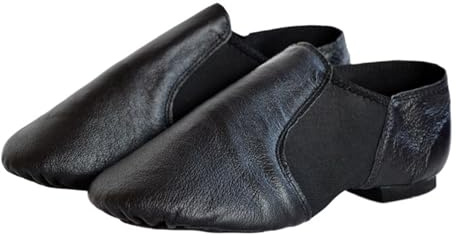 Chaussures De Danse Femme Chaussures De Danse Jazz for Filles Marron Noir Chaussures De Jazz Antidérapantes Baskets De Danse for Adultes Chaussures De Jazz(Black,44(27cm))