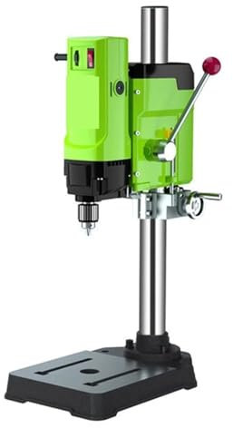 JOXLOVER Trapano a Colonna da banco, Trapano di Livello Industriale Fresatrice Micro Trapano da banco Trapano da banco per Fai da Te in Metallo e Legno(1050W)