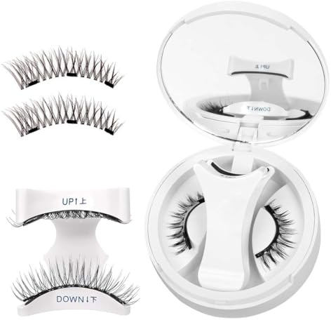 YOFDALPestañas Magnéticas - Natural, Hipoalergénicas, Reutilizables - Magnéticas sin Pegamento (B)