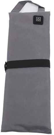 Riuulity Funzione di Riscaldamento Elettrico Portatile del Cuscino del Sedile Riscaldato in Poliestere per Interni Ed Esterni (Grey)