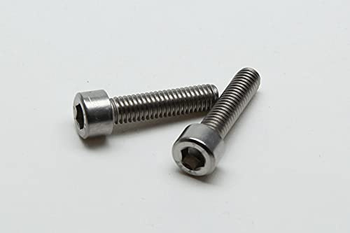 PD® Viti con esagono incassato M6x25 mm (DIN 912 / ISO 4762) | Viti a testa cilindrica in acciaio inox A2 V2A | Viti in acciaio inox con esagono incassato | 10 pezzi