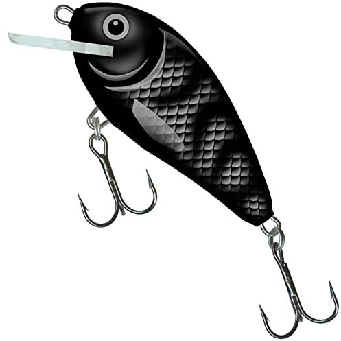 Salmo Butcher Floating 5cm - Wobbler, Salmo Farben:Black Shadow