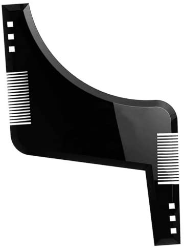 Pettine Stencil Barba,Signori pizzetto Collo Sagome per Barba Styling Tool per rasatura della barba.