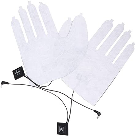 Kisangel 1 Paar Heizfolie Für Handschuhe Handschuh Heizkissen Winterhandwärmer Handschuhe Heizkissen Skihandschuhe Wärmer Winterhandschuhe Wärmer Winddicht Metallfaserdraht Warme Unterlage