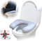 Inflatable Toilet Seat Cushion, Elevated Donut Pillow, Adjustable Toilet Seat, Toilet Support Cushion for Adults, Seniors, Elderly, Disabled, Coccyx Pain Relief.