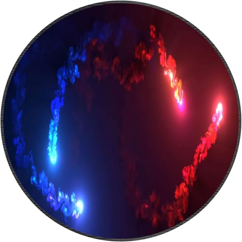 LUJKYT Drum Rug Drum Mat Non-Slip Round Drum Mat Soundproof Mat for Carpet Electronic Drums Bass Drum Drums Snare Drums Musical Instruments Floor Mat-E||100CM