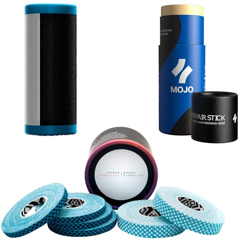 CRUX KIT Advanced - Lima de Callos TACO, Crema Regenerante MOJO, Esparadrapo TAPE PACK x6 Rollos - Cuidado de Manos para Escalada, Crosstraining, Gimnasia