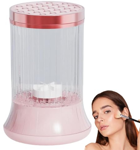 Cosmetic Applicator Purifier - Deep Bristle Pad, Beauty Tool Rinsing Mat | Washed Facial Brush Bowl, Soft Sponge Scrub Board For Professionn Use