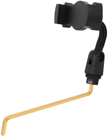 PRETYZOOM Support De TéLéPhone Pour Saxophone Lyre Porte-Musique RéGlable Avec Clip Musical Compatible Smartphones Et Tablettes Lecture De Partitions Pour Saxophone Alto En RéPéTition Et Concert