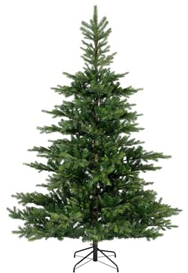 Kaemingk Grandis Tanne Künstlicher Weihnachtsbaum, Größe: 1.52, 1.82, 2.13 m; Kiefer, Fichte, Metall-Tanne, zu Weihnachten, realistisches, Grandis Fir, 5ft (150cm)